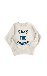 Pass the Snacks Kids' Sweatshirt - Needle and Grain