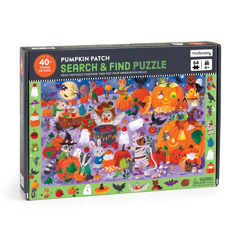 Pumpkin Patch Search and Find Puzzle