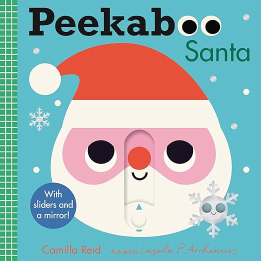 Peekaboo Santa Board Book - Needle and Grain