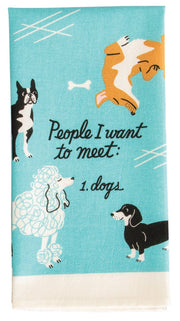People To Meet: Dogs Dish Towel - Needle and Grain
