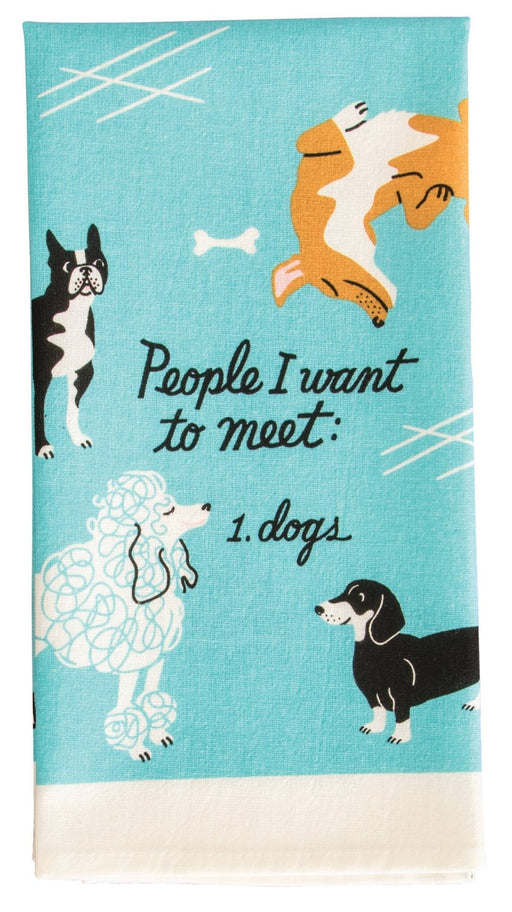 People To Meet: Dogs Dish Towel - Needle and Grain