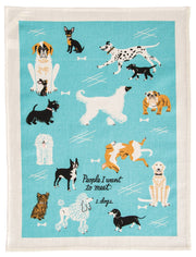 People To Meet: Dogs Dish Towel - Needle and Grain
