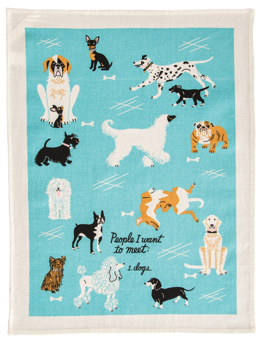 People To Meet: Dogs Dish Towel - Needle and Grain