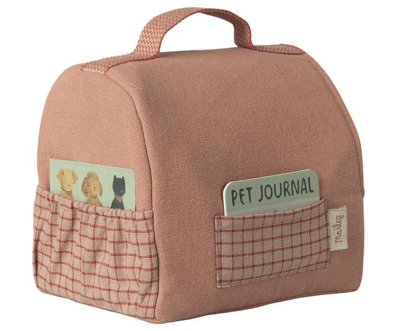 Pet Carrier in Coral - Needle and Grain
