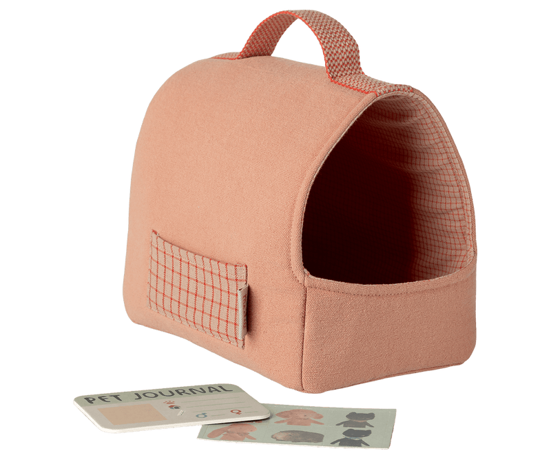 Pet Carrier in Coral - Needle and Grain