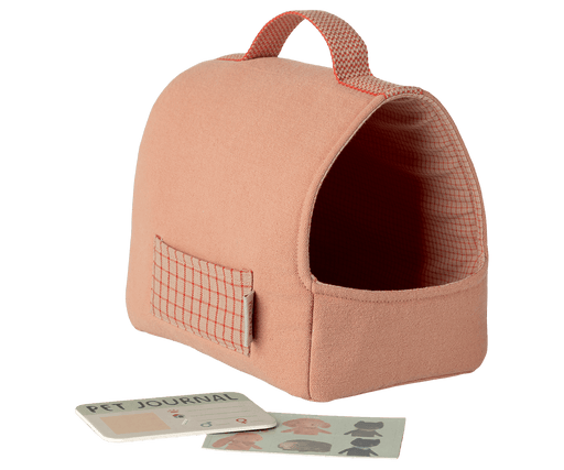 Pet Carrier in Coral - Needle and Grain
