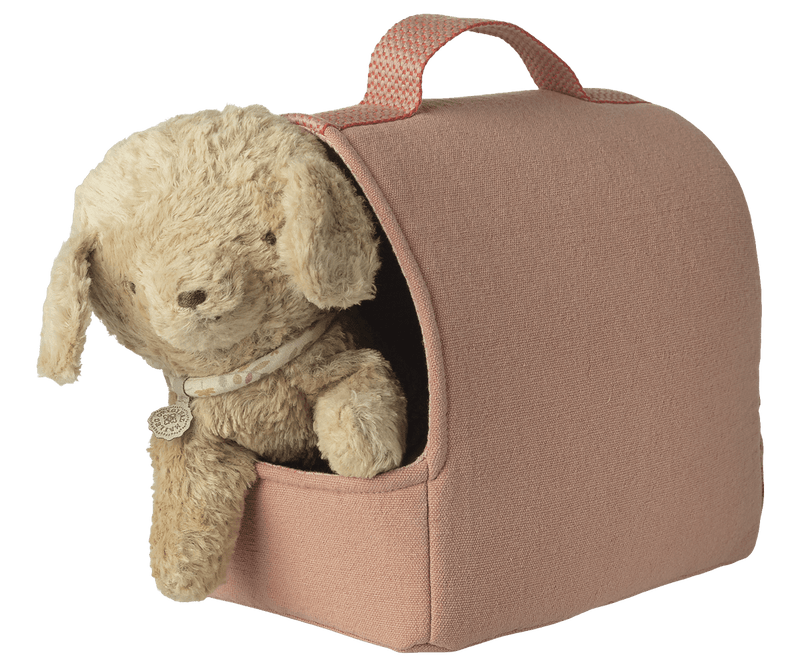 Pet Carrier in Coral - Needle and Grain