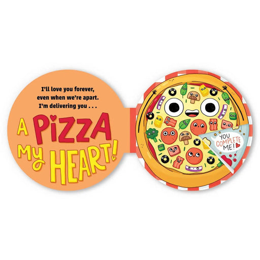 Pizza My Heart (A Shaped Novelty Board Book For Toddlers) - Needle and Grain