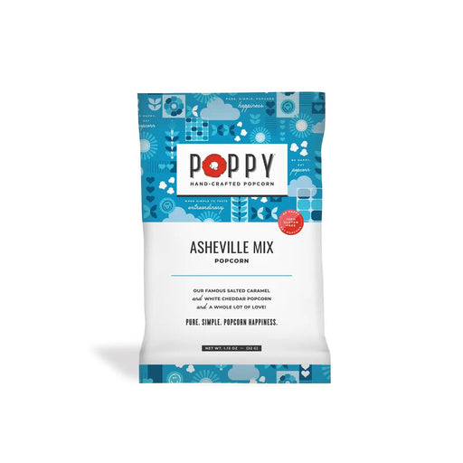 Poppy Hand - crafted Popcorn - Asheville Snack Bag - Needle and Grain