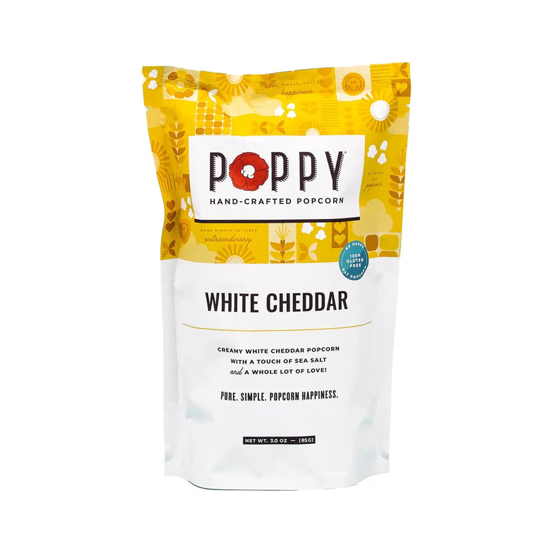 Poppy Hand - crafted Popcorn - White Cheddar - Needle and Grain