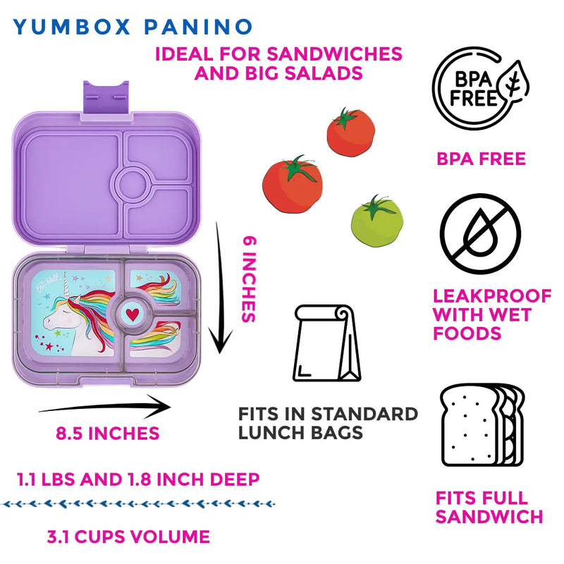 Yumbox Panino - Purple Unicorn