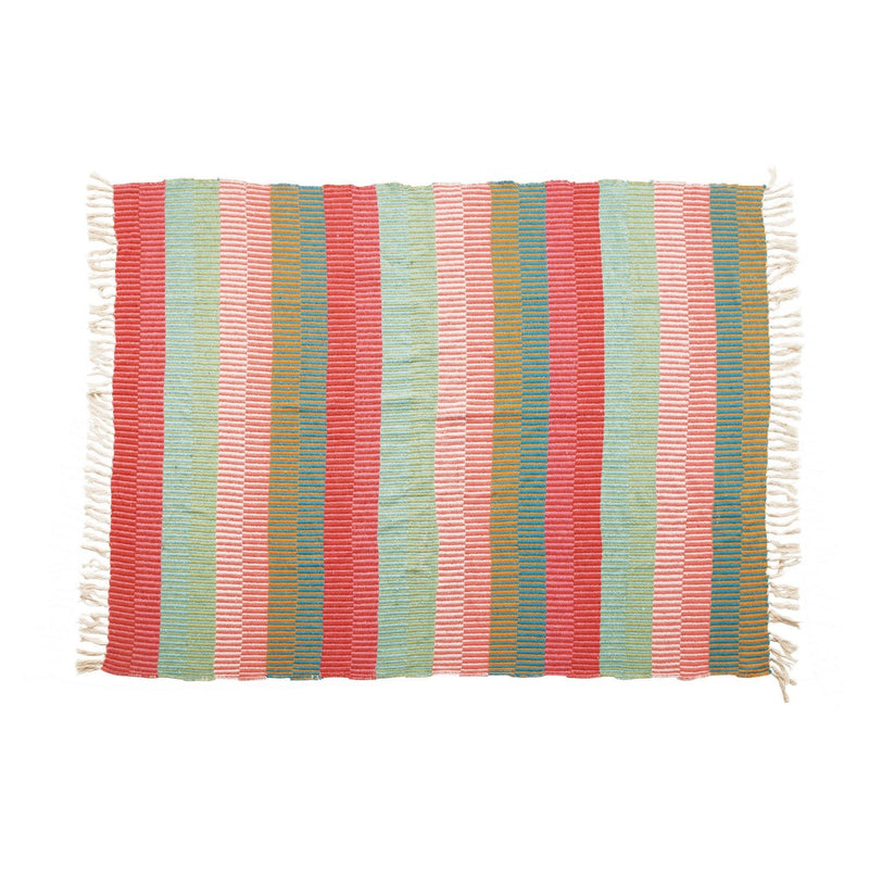 Recycled Cotton - Blend Throw Blanket - Needle and Grain