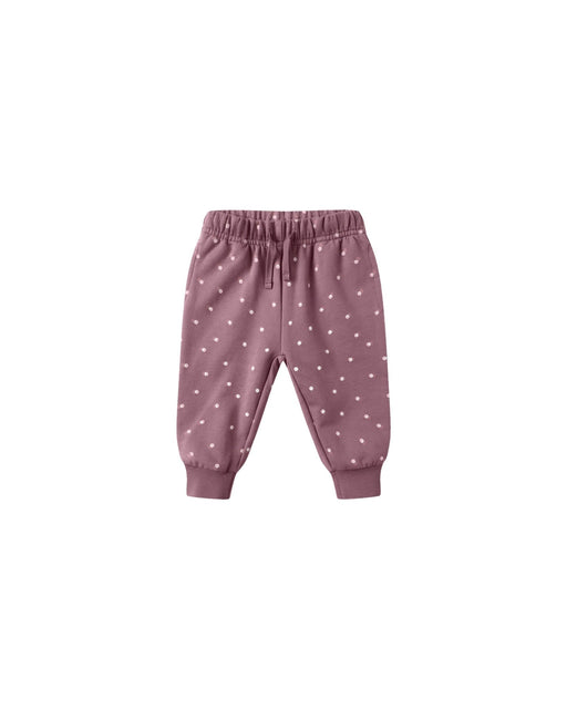 Relaxed Fleece Sweatpants in Polka Dot - Needle and Grain