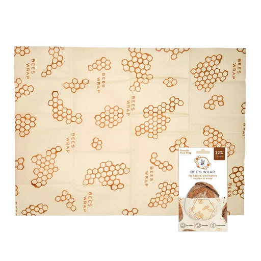 Reusable Beeswax Bread Wrap - Honeycomb - Needle and Grain