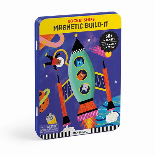 Rocket Ships Magnetic Build- It - Needle and Grain