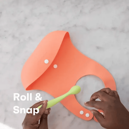 Roll & Snap Bib - Needle and Grain