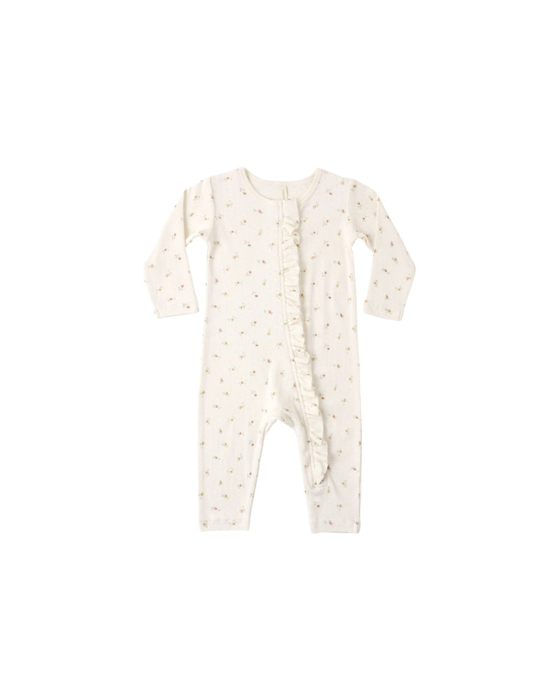 Ruffle Jumpsuit in Petit Fleur - Needle and Grain