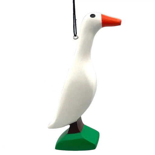 Runner Duck Balsa Ornament - Needle and Grain