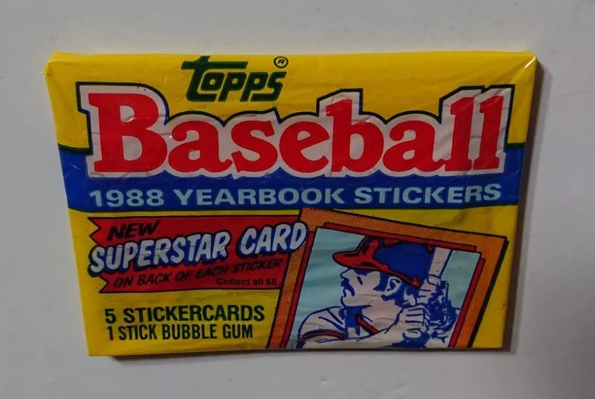 1988 Baseball Yearbook Stickers