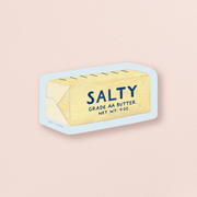 Salty Butter Stick Vinyl Sticker - Needle and Grain