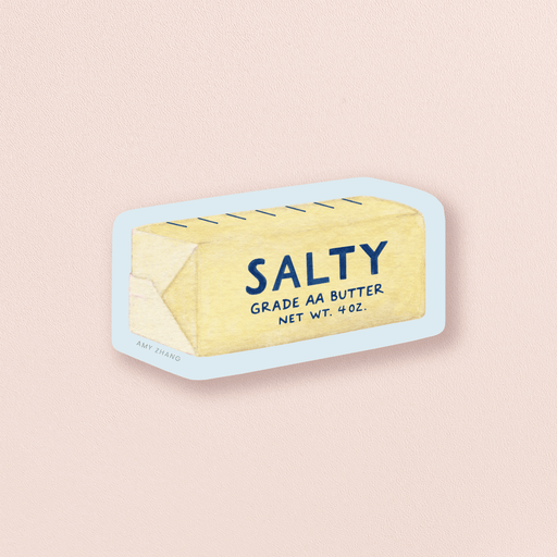 Salty Butter Stick Vinyl Sticker - Needle and Grain