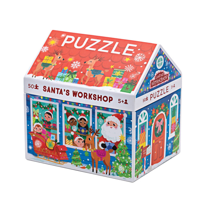 Santa's Workshop 50-Piece Holiday Puzzle