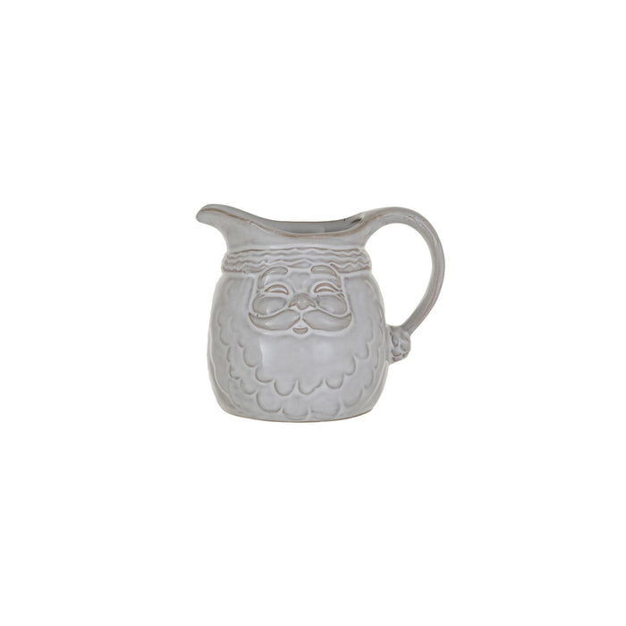 Santa Stoneware Creamer