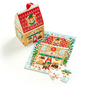 Santa's Bakery 48 Piece Mini Puzzle Ornament - Needle and Grain