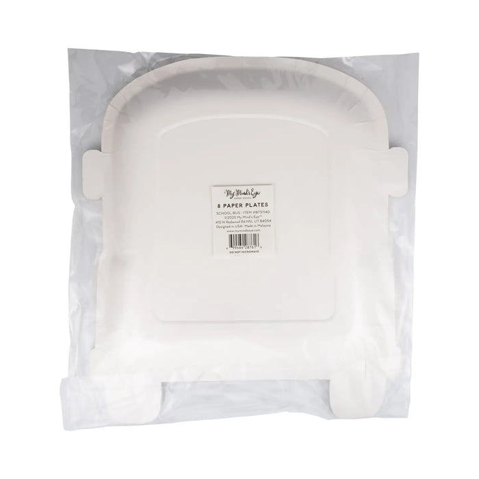 School Bus Shaped Plate