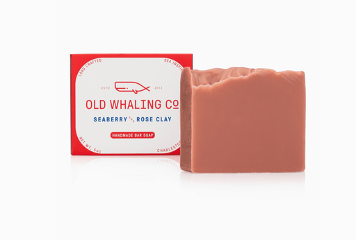 Seaberry & Rose Clay Bar Soap - Needle and Grain
