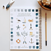 Seaside Watercolor Workbook - Needle and Grain