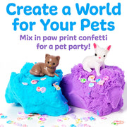 Sensory Mini Play Kit Jar with Cloud Clay: Pets Theme - Needle and Grain
