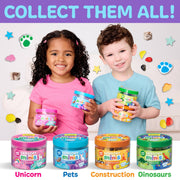 Sensory Mini Play Kit Jar with Cloud Clay: Pets Theme - Needle and Grain