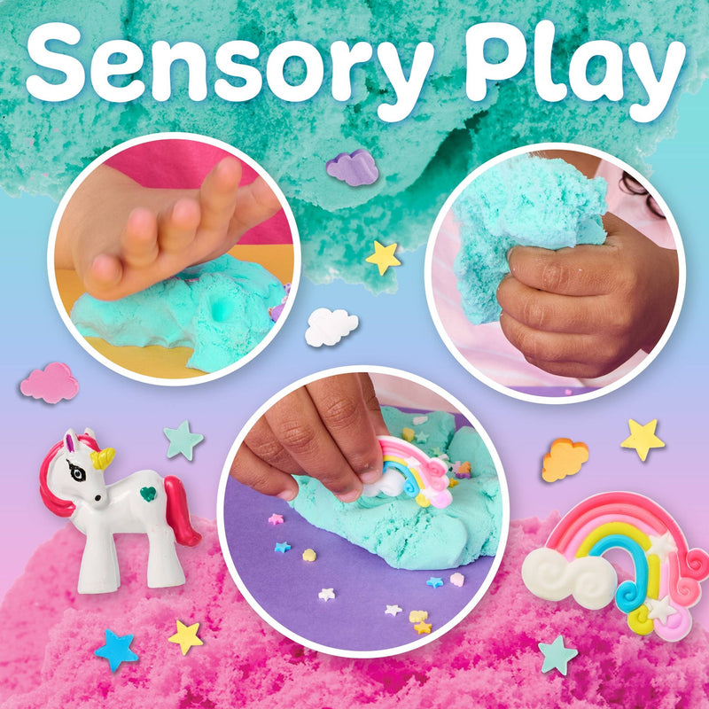 Sensory Mini Play Kit Jar with Cloud Clay: Unicorn Theme - Needle and Grain