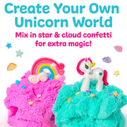 Sensory Mini Play Kit Jar with Cloud Clay: Unicorn Theme - Needle and Grain