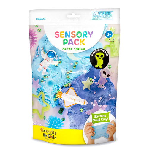 Sensory Pack Outer Space On the Go Play Set for Kids - Needle and Grain