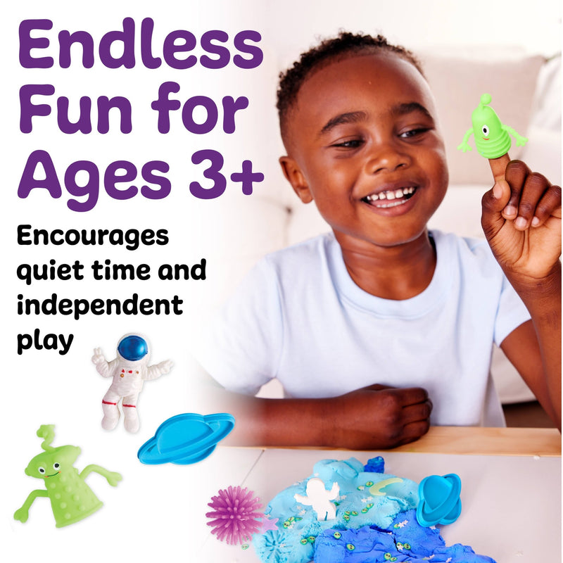 Sensory Pack Outer Space On the Go Play Set for Kids - Needle and Grain