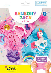 Sensory Pack Unicorn On the Go Play Set for Kids - Needle and Grain