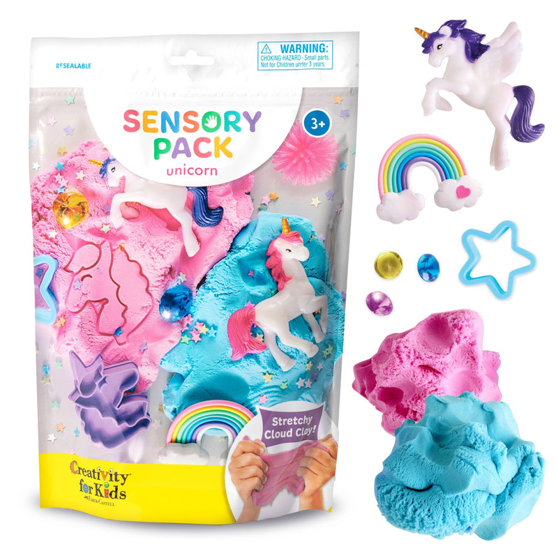 Sensory Pack Unicorn On the Go Play Set for Kids - Needle and Grain