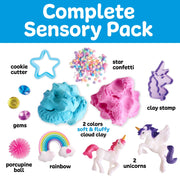 Sensory Pack Unicorn On the Go Play Set for Kids - Needle and Grain