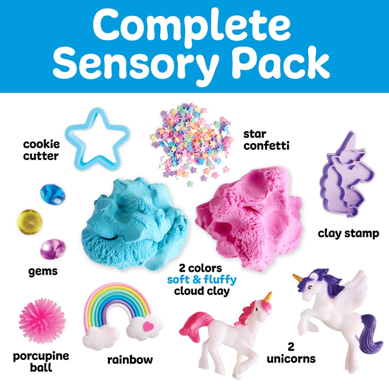 Sensory Pack Unicorn On the Go Play Set for Kids - Needle and Grain