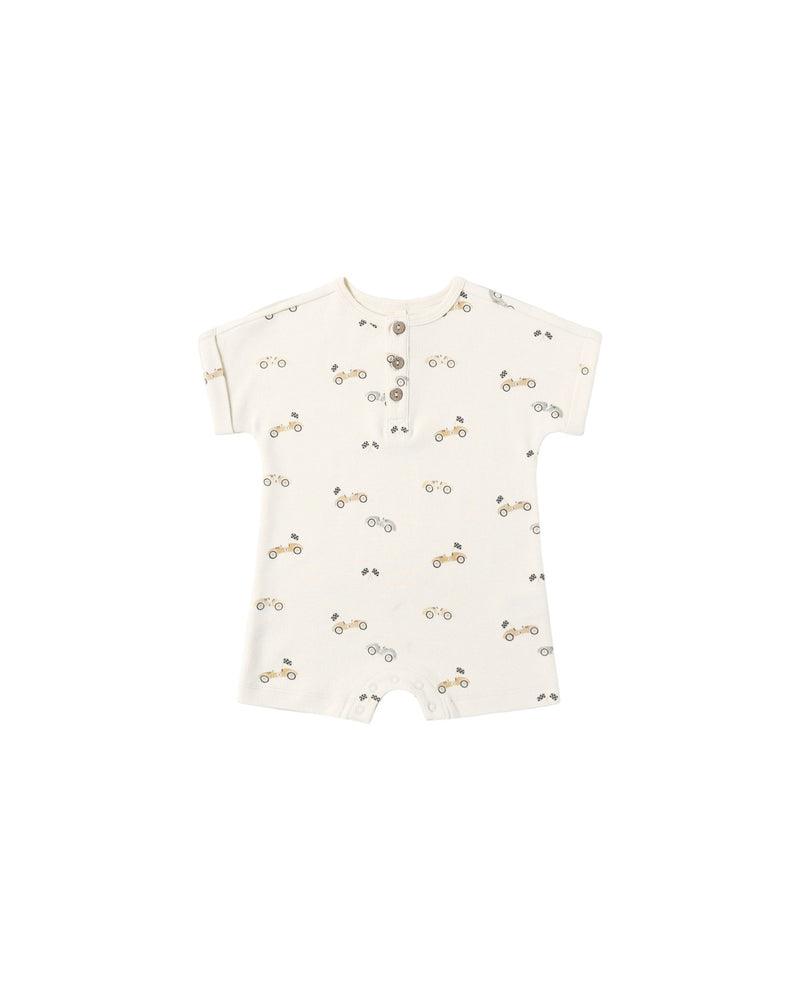 Short Sleeve One - Piece in Race Car - Needle and Grain