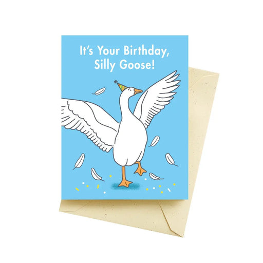 Silly Goose Birthday Card - Needle and Grain