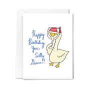 Silly Goose Birthday Card - Needle and Grain