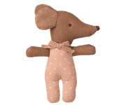Sleepy Wakey Baby Mouse in Matchbox in Rose - Needle and Grain