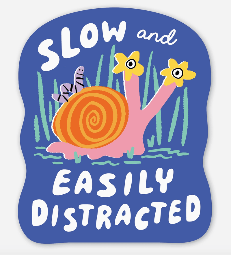 Slow Snail Sticker - Needle and Grain