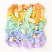 Soft Rainbow Playsilk - Needle and Grain