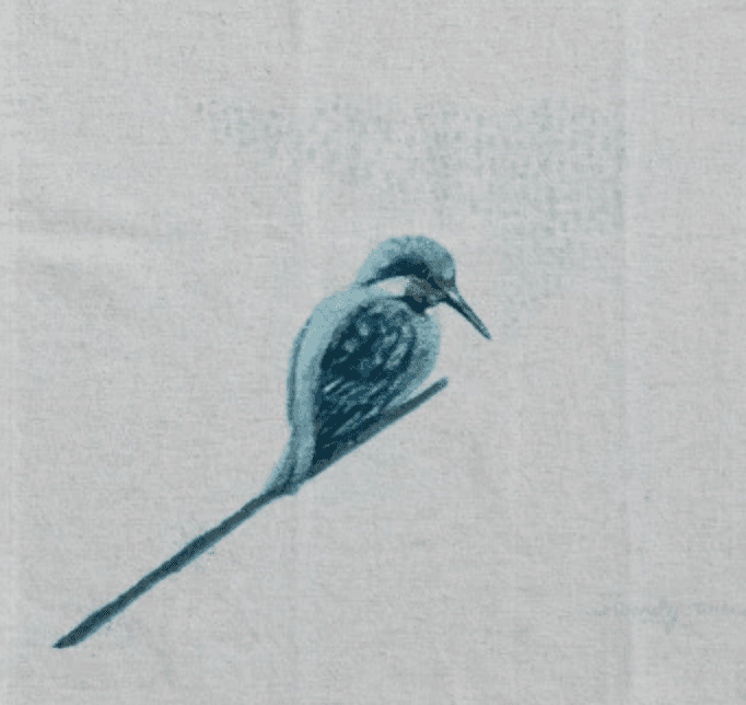Spring Birds Cotton and Linen blend tea towels - Needle and Grain
