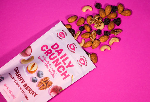 Sprouted Almond Cherry Berry Snack - Needle and Grain