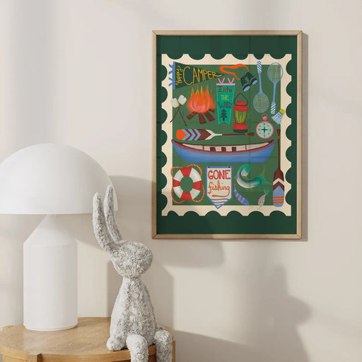 Summer Camp Wall Art - Needle and Grain